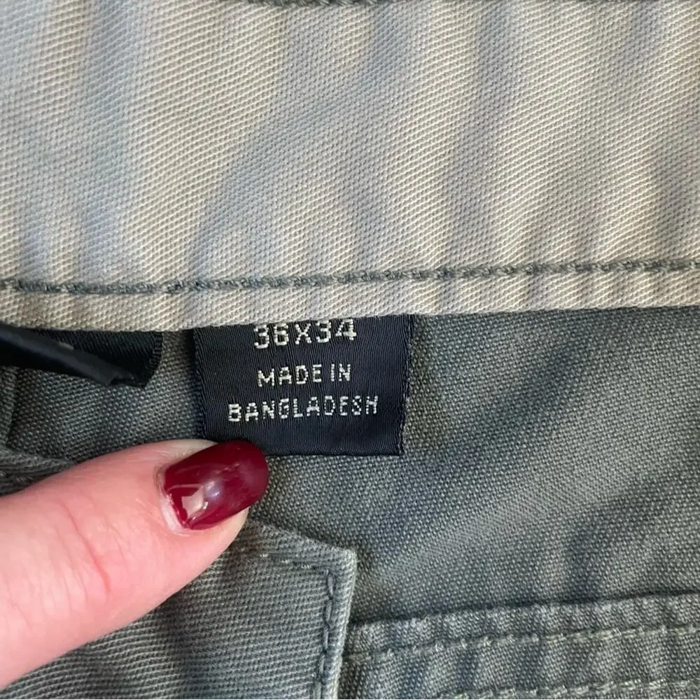 Red Head Cargo Pants in Olive Green Men’s Size W36 X L34 Great Condition
